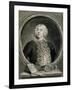 Francesco Bernardi Senesino, Engraved by Alexander Van Haecken (1701-58), 1735-Thomas Hudson-Framed Giclee Print