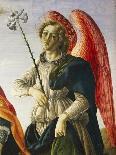 Saint Cecilia Between Saint Valerian and Saint Tiburtius with a Donor-Francesco Botticini-Giclee Print
