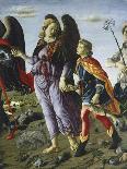 Panel with Three Angels and Tobias, Circa 1470-Francesco Botticini-Giclee Print