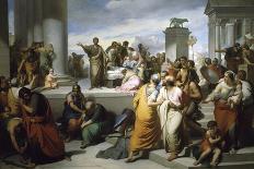 Brutus Displaying Lucretia's Body to People of Rome-Francesco Coghetti-Giclee Print