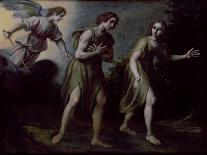 The Expulsion of Adam and Eve from Paradise-Francesco Curradi-Stretched Canvas