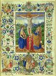 The Crucifixion Surrounded by Six Medallions Depicting Six Episodes from the Passion of Christ-Francesco d'Antonio del Chierico-Stretched Canvas