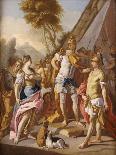 Sisygambis, the Mother of Darius, Mistaking Hephaestion for Alexander the Great-Francesco de Mura-Giclee Print