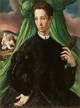 Portrait Of A Man-Francesco Salviati-Stretched Canvas