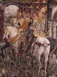 Borso D'Este Returning from Hunting, Scene from Month of April-Francesco del Cossa-Giclee Print