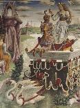 Triumph of Minerva: March, from the Room of the Months, Chariot and the Group of Savants, c.1467-70-Francesco del Cossa-Giclee Print