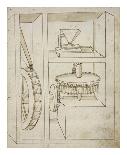Folio 40: mill with horizontal water wheel-Francesco di Giorgio Martini-Art Print