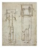 Folio 5: two piston pumps-Francesco di Giorgio Martini-Art Print