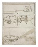 Folio 5: two piston pumps-Francesco di Giorgio Martini-Art Print