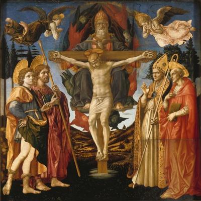 The Holy Trinity (Panel of the Pistoia Santa Trinità Altarpiec), 1455-1460
