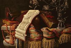 Interior with a Lady at a Harpsichord-Francesco Fieravino-Giclee Print