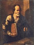 Diogenes holding a lamp-Francesco Fracanzano-Giclee Print