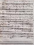 Sheet Music of Concerto Primo-Francesco Geminiani-Mounted Giclee Print