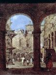 Venetian Courtyard, 1770s-Francesco Guardi-Giclee Print