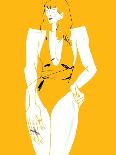 Nude Orange-Francesco Gulina-Stretched Canvas