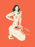 Pink &Amp; Yellow Nude-Francesco Gulina-Laminated Photographic Print