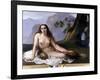 Francesco Hayez (1791 - 1882). Madeleine Penitente (Vanite). 1833. Milan, Gallery of Modern Art.-Francesco Hayez-Framed Giclee Print