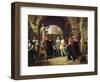 Francesco I in Benvenuto Cellini's Studio, 1837-Francesco Podesti-Framed Giclee Print