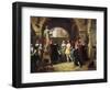 Francesco I in Benvenuto Cellini's Studio, 1837-Francesco Podesti-Framed Giclee Print