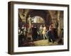 Francesco I in Benvenuto Cellini's Studio, 1837-Francesco Podesti-Framed Giclee Print