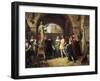 Francesco I in Benvenuto Cellini's Studio, 1837-Francesco Podesti-Framed Giclee Print