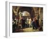 Francesco I in Benvenuto Cellini's Studio, 1837-Francesco Podesti-Framed Giclee Print