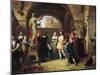 Francesco I in Benvenuto Cellini's Studio, 1837-Francesco Podesti-Mounted Giclee Print