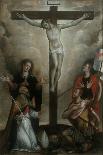 Crucifixion with Virgin and Sts. John, Apollinaris and Vitale-Francesco Longhi-Framed Stretched Canvas