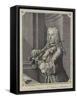 Francesco Ma Veracini, Engraved by J. June (Fl.C.1740-70), 1744-Franz Ferdinand Richter-Framed Stretched Canvas