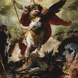 Saint Michael Vanquishing Satan-Francesco Maffei-Framed Giclee Print