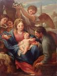 Madonna and Child with St. Joseph, or the Rest on the Flight into Egypt-Francesco Mancini-Framed Stretched Canvas