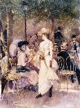 A Game of Croquet-Francesco Miralles Galaup-Giclee Print