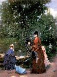 A Game of Croquet-Francesco Miralles Galaup-Giclee Print