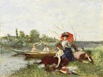 The Boating Party-Francesco Miralles Galaup-Giclee Print