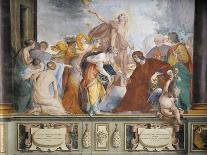 Lorenzo Welcoming the Muses and the Virtues Accompanied by Apollo to Florence-Francesco Montelatici-Laminated Giclee Print