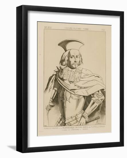Francesco Morosini, Called Peloponnesiaco, General Captain of the Fleets of Venice-Raphael Jacquemin-Framed Giclee Print