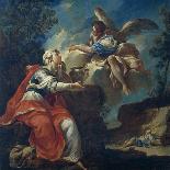 Angel Comforts Hagar in Desert-Francesco Mosso-Giclee Print