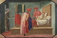 St. Cosmas and St. Damian Caring For a Patient, 15th century-Francesco Pesellino-Framed Stretched Canvas