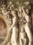 The Three Graces Dance before Gods' Assembly Fresco-Francesco Primaticcio-Giclee Print
