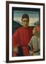 Francesco Sassetti and His Son Teodoro, c.1488-Domenico Ghirlandaio-Framed Giclee Print