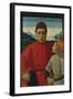 Francesco Sassetti and His Son Teodoro, c.1488-Domenico Ghirlandaio-Framed Giclee Print