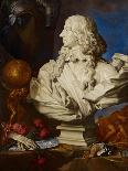 Allegorical Still Life with Bernini's Bust of Francis I D'Este-Francesco Stringa-Framed Premium Giclee Print