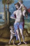 Eve with Cain and Abel-Francesco Ubertini Bacchiacca-Art Print
