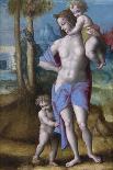 Eve with Cain and Abel-Francesco Ubertini Bacchiacca-Framed Stretched Canvas