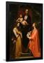 Francesco Vanni / 'The Virgin with Child and Saints Cecilia and Agnes', Late 16th century - Earl...-FRANCESCO VANNI-Framed Poster