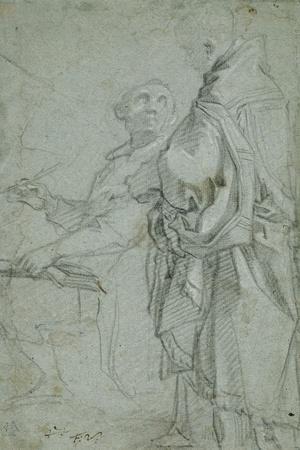 Two Ecclesiastics: Study for the Disputation on the Holy Sacrament, 1606-10