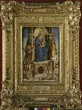 La Vierge et l'Enfant entre saint Jean-Baptiste et saint Sébastien-Francesco Zaganelli-Giclee Print