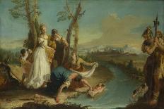 The Finding of Moses, after 1740-Francesco Zugno-Framed Giclee Print