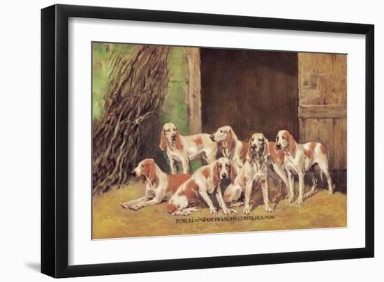 Franche Comet Hounds-Baron Karl Reille-Framed Art Print