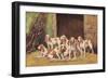 Franche Comet Hounds-Baron Karl Reille-Framed Art Print